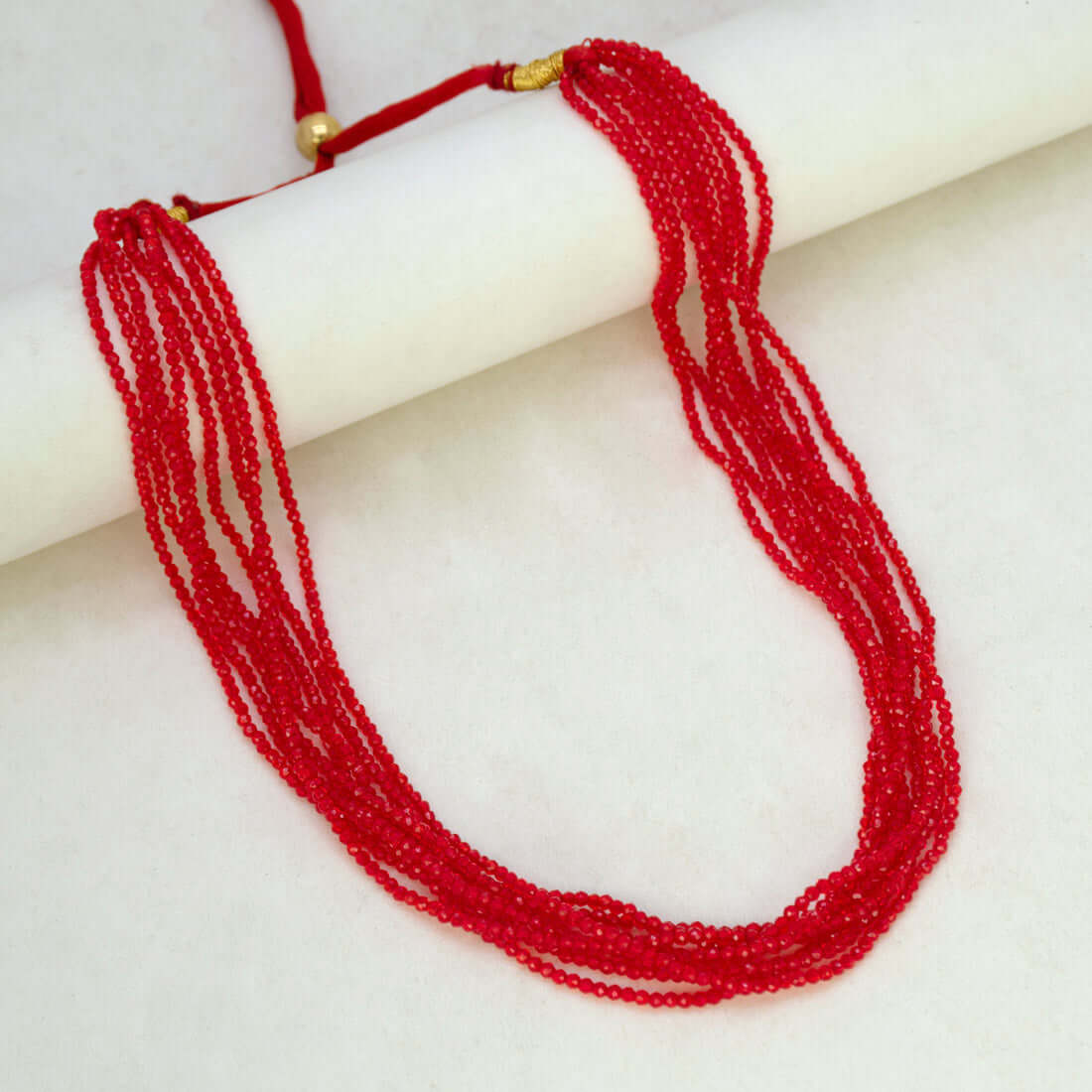 Multi-Layered-Red-Crystal-Fashion-Necklace