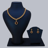 Alluring Gold Plated Peacock Cubic Zirconia Necklace Set