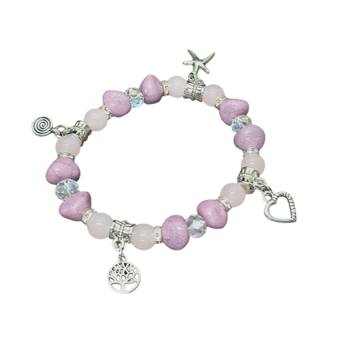 Pink-Crystal-Beaded-Silver-Charms-Bracelet1-Wbg