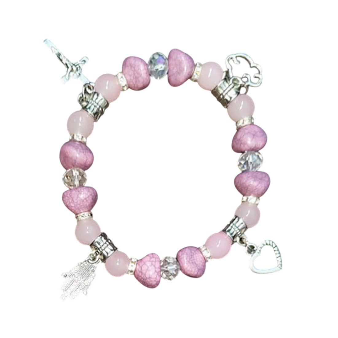 Pink-Crystal-Beaded-Silver-Charms-Bracelet2-Wbg