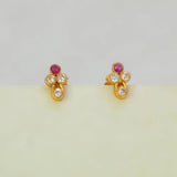 Cute Stone Studs for Second Lobe, Nose & Kids