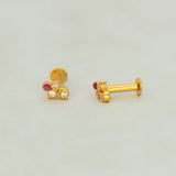 Cute Stone Studs for Second Lobe, Nose & Kids