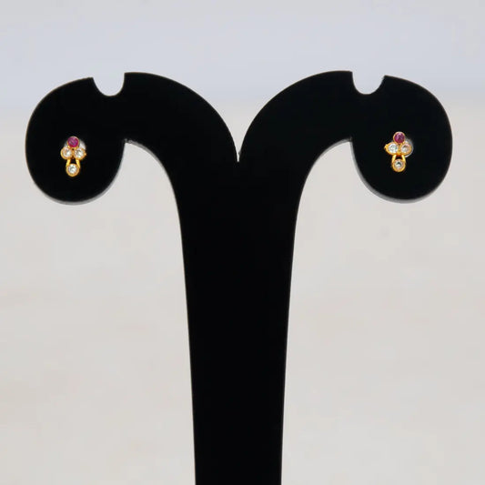 Cute Stone Studs for Second Lobe, Nose & Kids