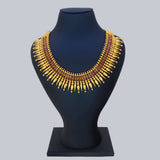 Elegant Ruby Stone Traditional Jasmine Necklace