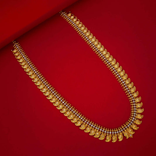 Traditional-Gold-Plated-Long-Mango-CZ--Stone-Haram