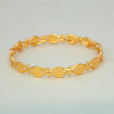 Gold Plated Ethnic Lakshmi Kasu Bangle