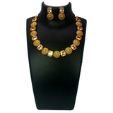 antique-matte-floral-square-stone-sufi-necklace-set