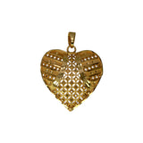 Beautiful Gold Plated Heart Design Pendant For Girls