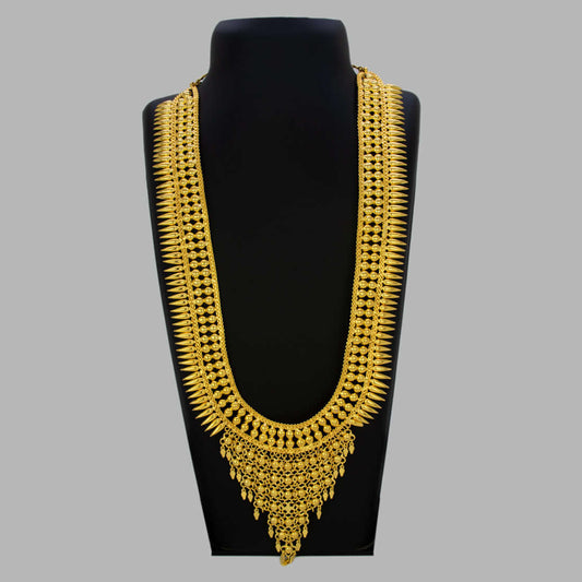 Broad Pichimottu/Jasmine Elakkathali Long Chain Necklace - K Supreme