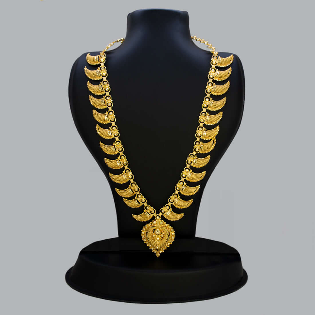 Classic Gold Plated South Indian Traditional Long Chain - K Supreme