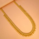 Gold-Plated Jasmine Bud Opera Necklace for Weddings
