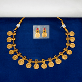 Contemporary Antique Lakshmi Kasu Necklace Set - K Supreme