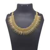 Contemporary Gold Plated Jasmine Buds Spike Necklace