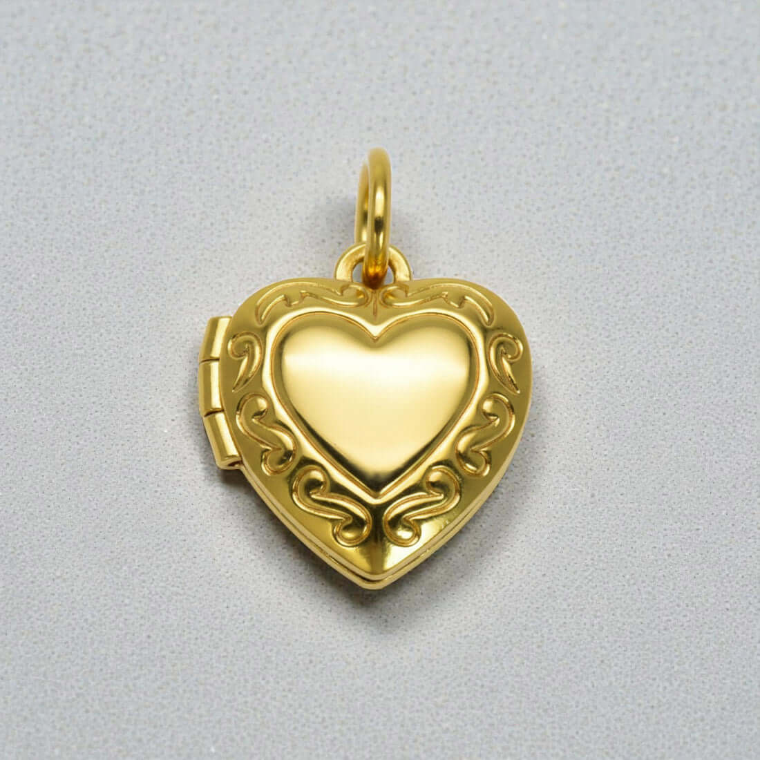 Cute Gold Plated Small Heart Locket - K Supreme