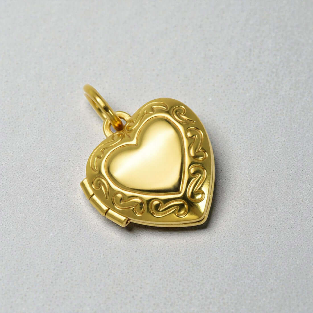 Cute Gold Plated Small Heart Locket - K Supreme