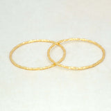 Dashing Gold Plated Twisted Plain Bangles - K Supreme