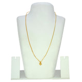 Delicate Gold - Plated Heart Pendant Necklace - K Supreme