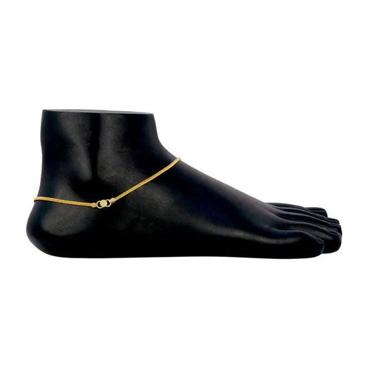 Designer Gold Plated Chain Kids Anklets - K Supreme