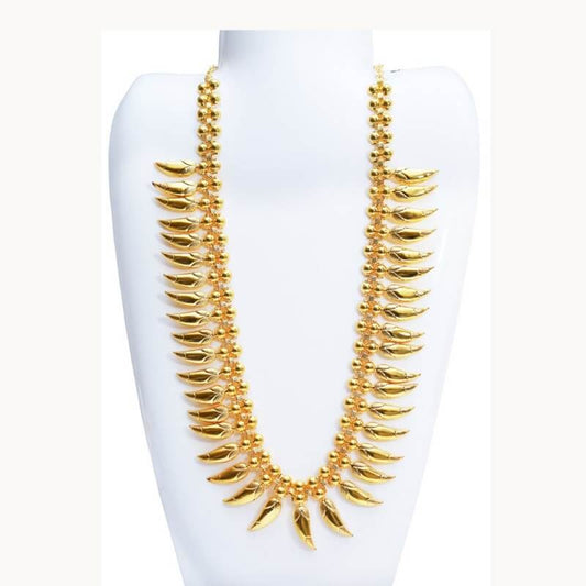 Designer Gold Plated Jasmine Buds Bridal Long Chain - K Supreme