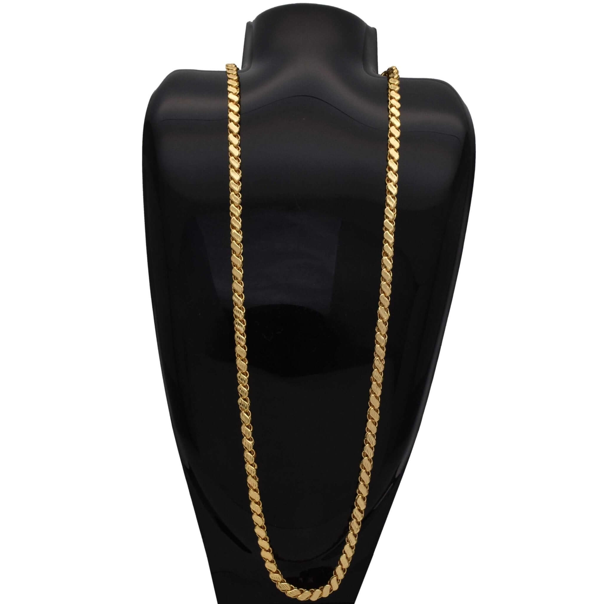 Designer Gold Plated Saniya Chain - 30" - K Supreme