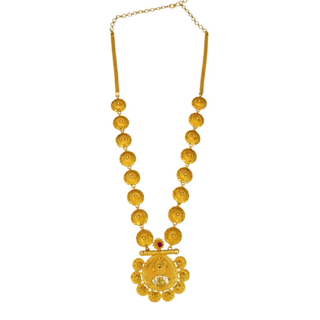 Elegant Designer Matte Gold Plated Long Chain - KSupreme