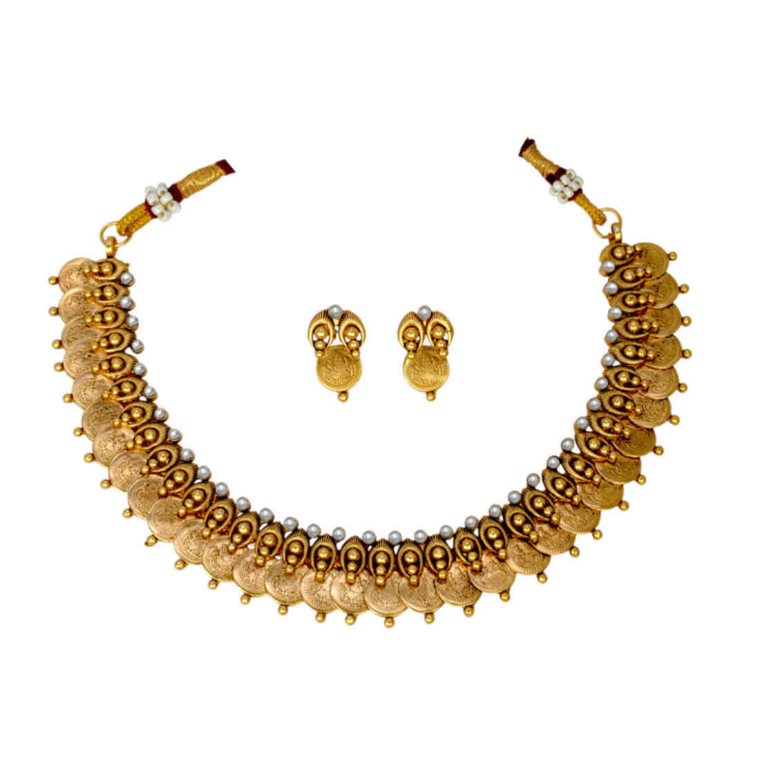 Ethnic Antique Lakshmi Kasu Choker Set - K Supreme
