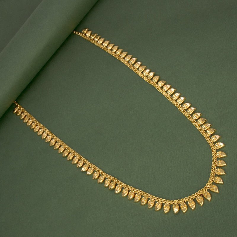 Expand Elegant Simple South Indian Bridal Mango Long Necklace - KSupreme