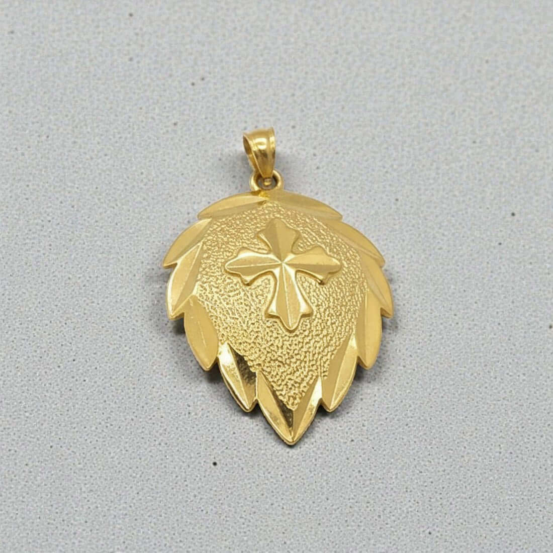 Gold Plated Christian Cross Thali Pendant/ Minnu - K Supreme