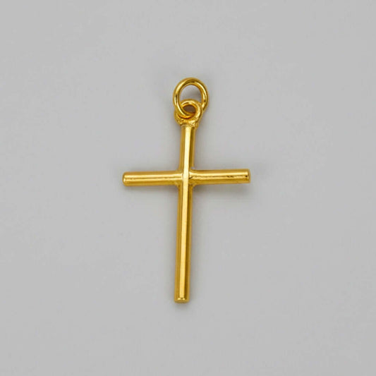 Gold Plated Cross Pendant - K Supreme