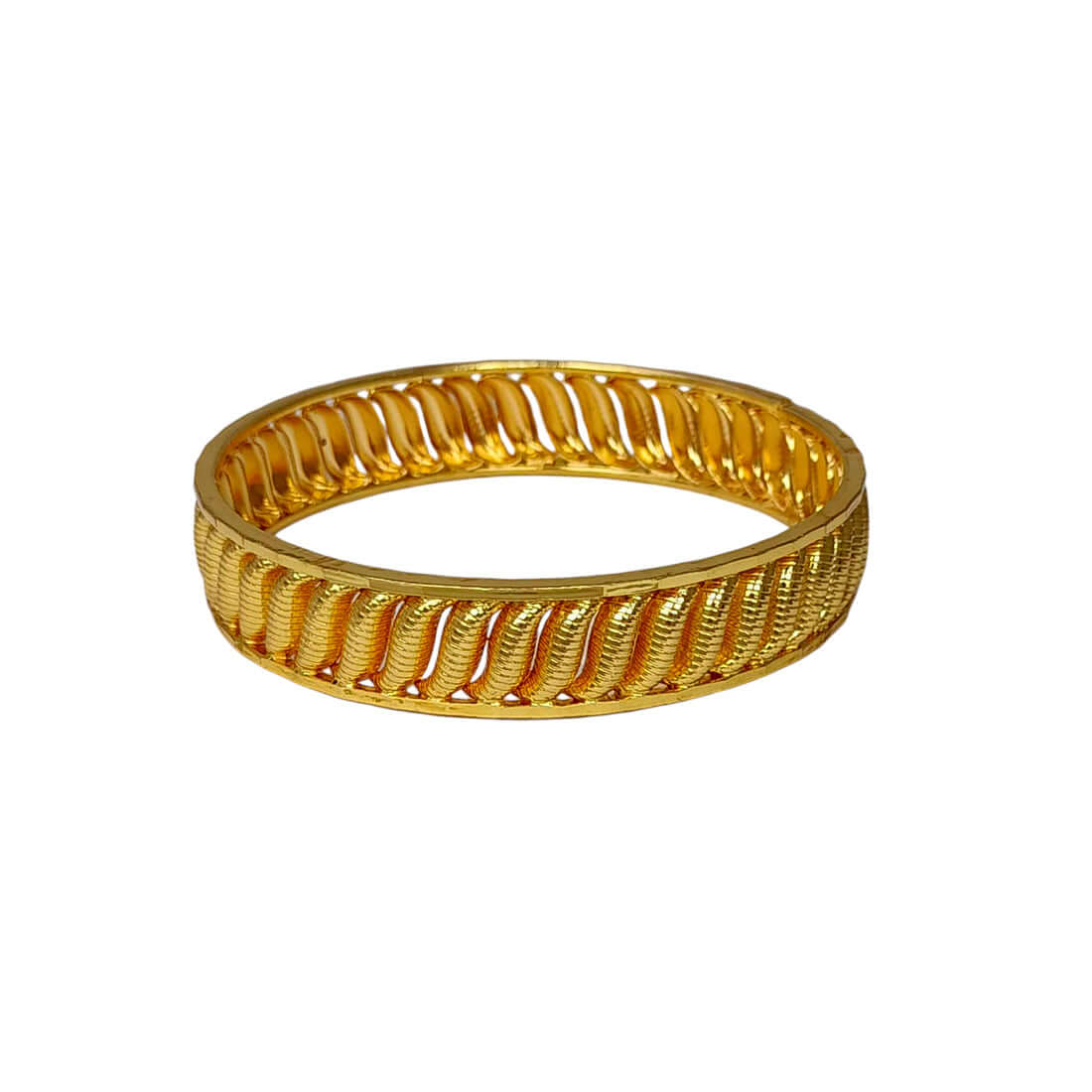 Gold Plated Designer Net Bangle - K Supreme