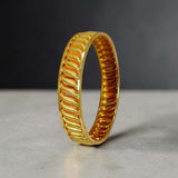 Gold Plated Designer Net Bangle - K Supreme