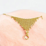 Classic Gold-Plated Bridal Finger Ring Set