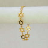 Gold Plated Twinkling Star Stone Bracelet - K Supreme