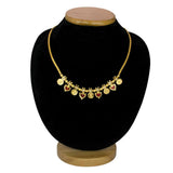 Kerala Traditional Lakshmi Kasu Green Palakka Necklace - KSupreme