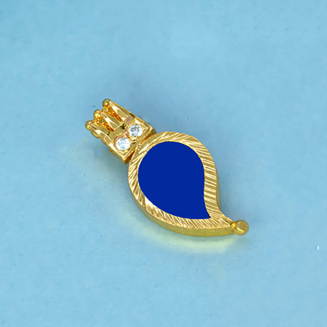 Kerala Traditional Medium Gold - Plated Mango Pendant - K Supreme