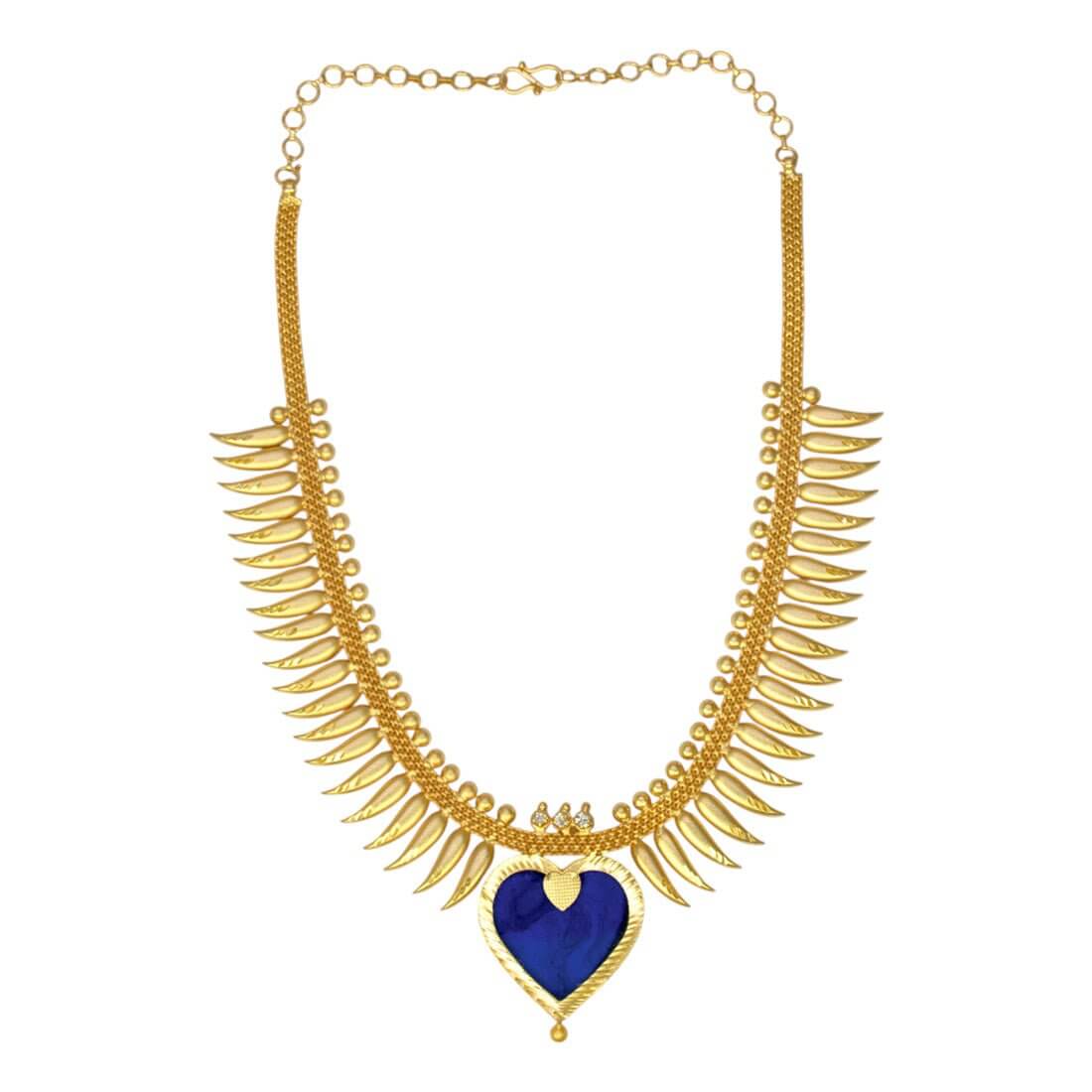 Kerala Traditional Mullamottu Palakka Necklace - KSupreme