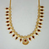Kerala Traditional Nagapadam Necklace - 11 Stones - K Supreme