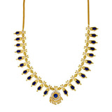 Kerala Traditional Nagapadam Necklace - 11 Stones - K Supreme