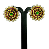 Original Temple Jewellery Kemp RG Stones Medium Ear Studs - K Supreme