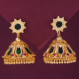 Premium Gold Plated Big Nagapadam Jhumka Earrings - KSupreme
