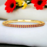 Premium Semiprecious Stone Paving Bangle For Women - K Supreme