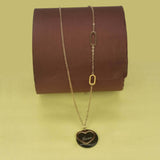 Rose Gold Designer Love Heart Pendant Necklace - K Supreme