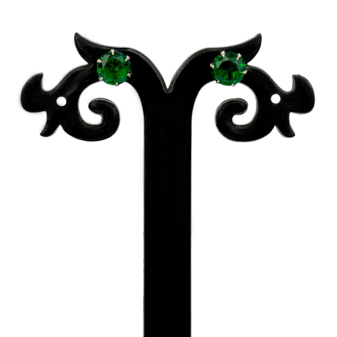 Small Round Stones Fashion Ear Studs - K Supreme