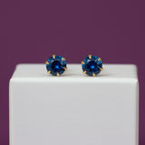 Small Round Stones Fashion Ear Studs - K Supreme