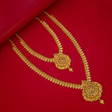 Matte Gold Plated Mango Bridal Jewellery Set