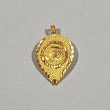 Stunning Gold Plated Om Thali Pendant - K Supreme