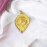 Stunning Gold Plated Om Thali Pendant