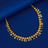 Stylish Gold Plated Crystal Hanging Ball Chain Necklace - K Supreme