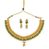 Traditional Kemp Matte Finish Choker Necklace Set - K Supreme