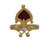 Traditional Palakka Finger Ring - K Supreme